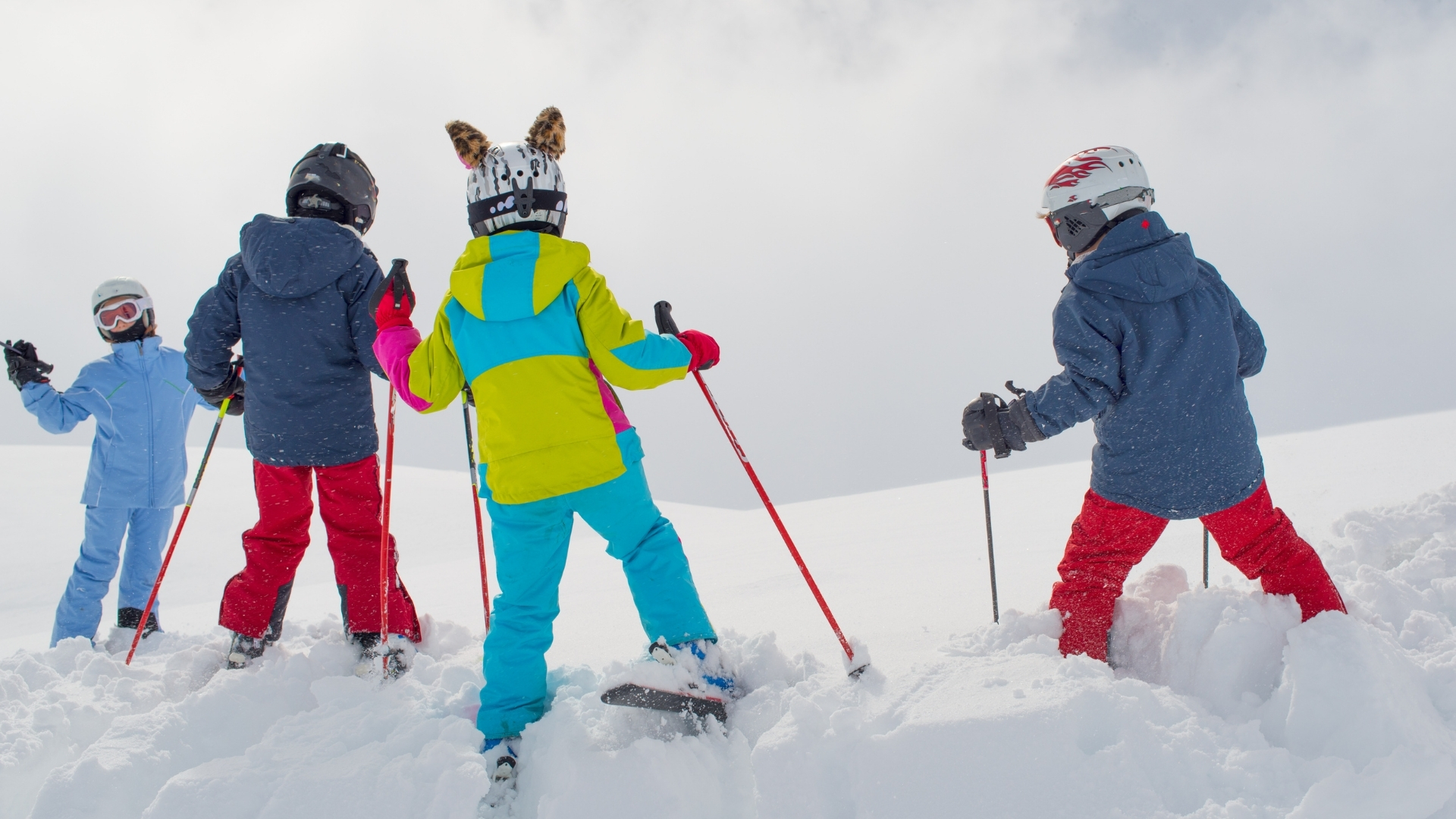 çocuklar için snowboard dersi