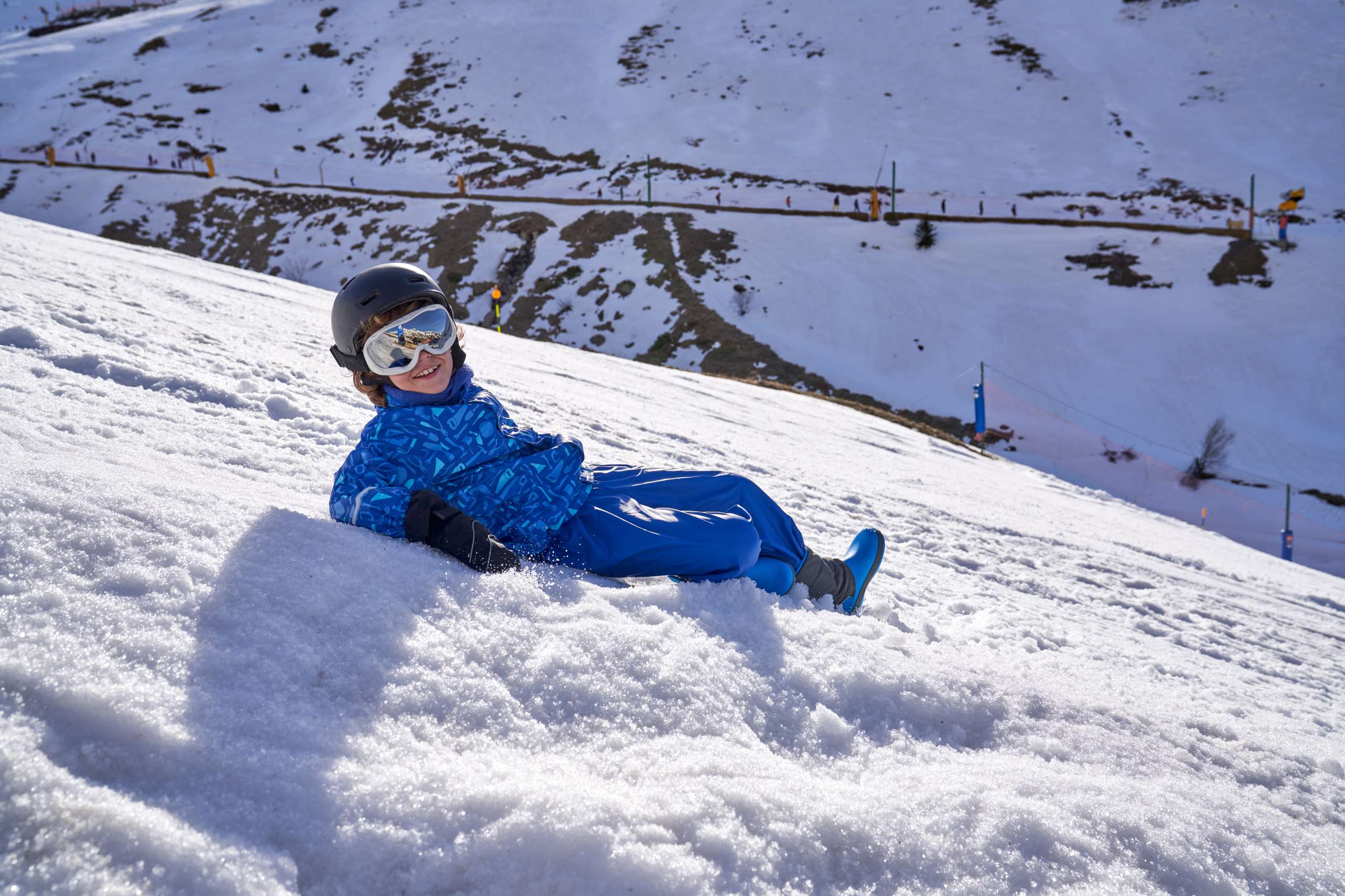 Çocuklar için kayak eğitimi