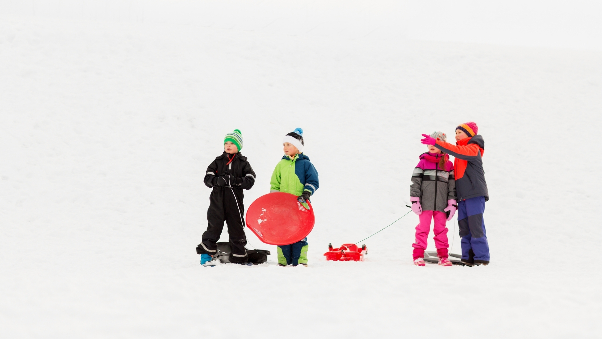 erciyes kayak eğitimi çocuk grubu