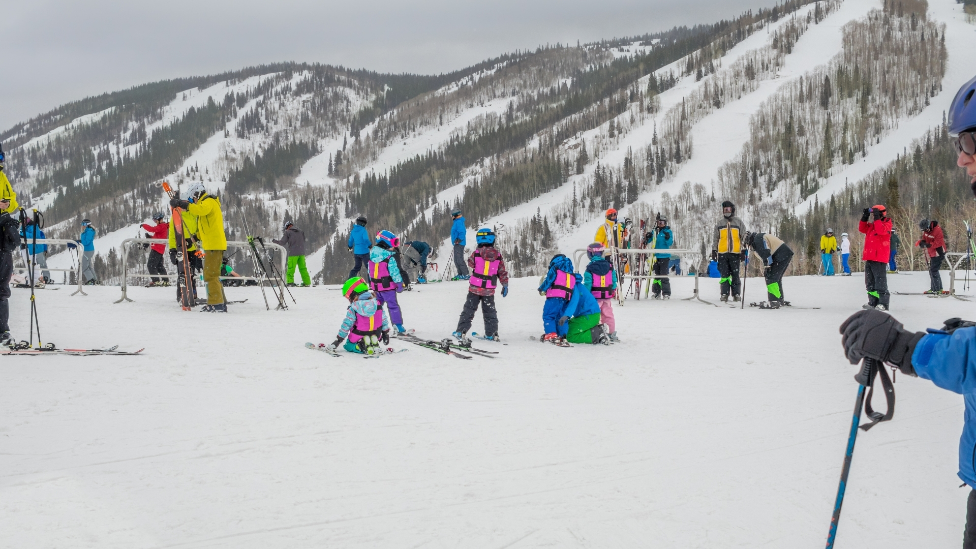 gençler için kayak dersi