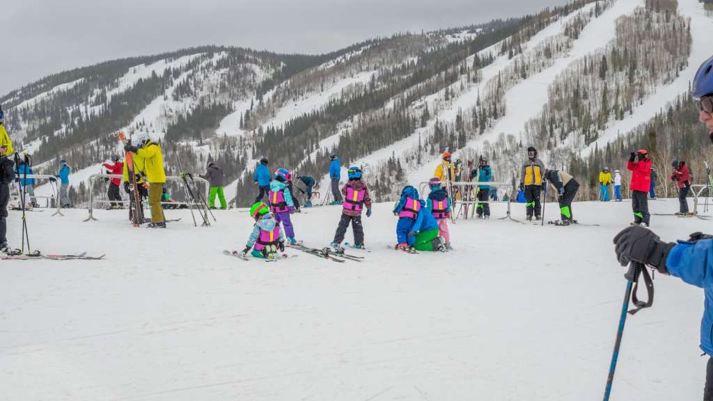 gençler için kayak dersi