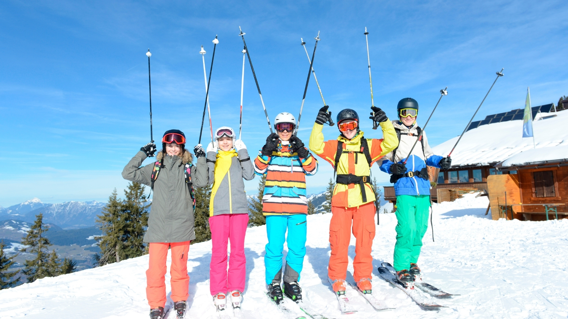 sömestırda kayak tatili