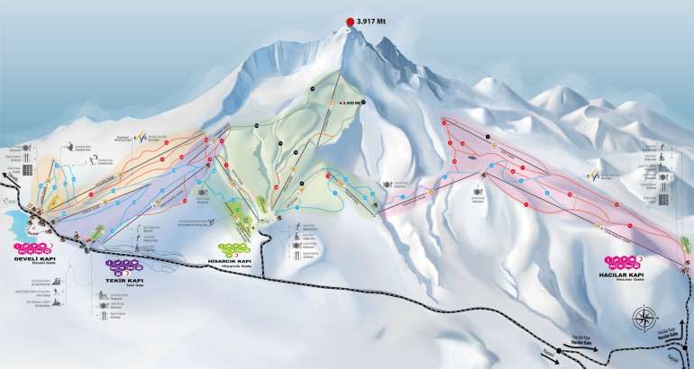 erciyes-kayak-merkezi-pist-haritasi